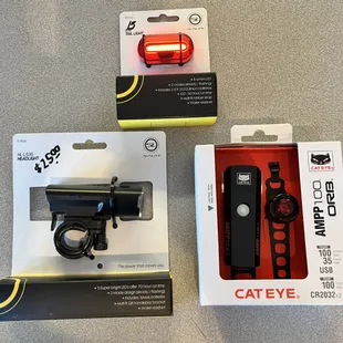 Lights to keep you safe.