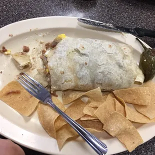 Breakfast burrito