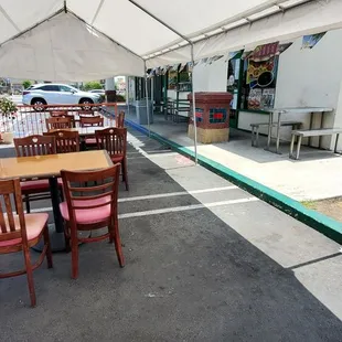 Enjoy coming and sitting eating a RC Burger