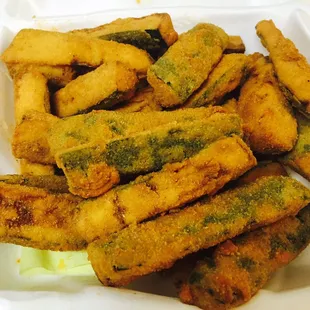 The fried zucchini is pretty good
