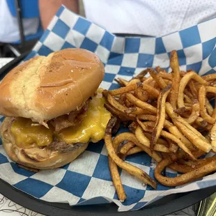Peanut butter burger