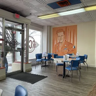 the interior of a restaurant