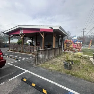 Outside seating