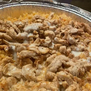 P3. Happy Plate. Cheese, Chicken, Rice.  Kiddo food