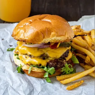 Ou burgers are from fresh grind , never frozen.