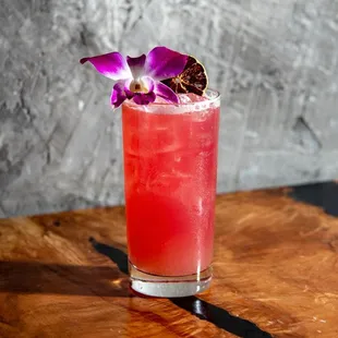 Orchid's Kiss Crafted Cocktail featured on our fall menu this season!
