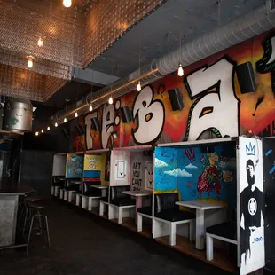 graffiti on the wall