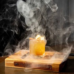 Smoked Apple Crafted Cocktail featured on our fall menu this season!