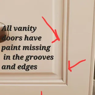 the first attempt of painting a cabinet