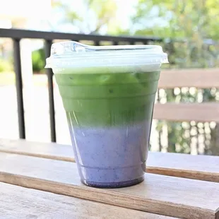 Blueberry matcha