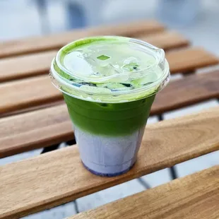 Blueberry Oat Milk Matcha