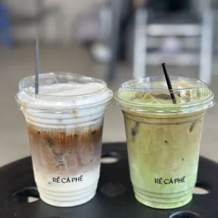 Matcha Espresso Latte