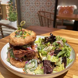 The Crenshaw Cowboy fried chicken biscuit sandwich!!! Amazing!