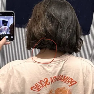 Long hair just wilding there