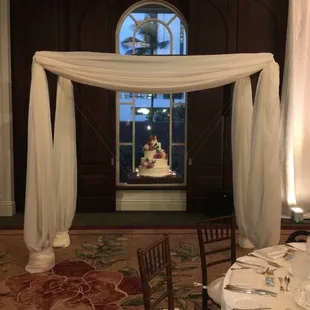 Suspended cake stand rented and decorated by REA!