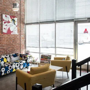 Lots of natural light.