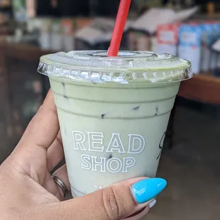 Strawberry Matcha Latte - tasted like plain milk.