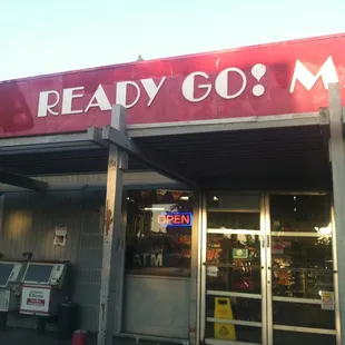 the front of the store