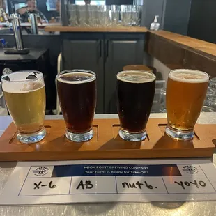 Had a beer flight. Tasty!