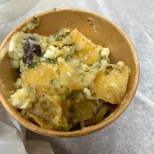 French potato salad with green beans