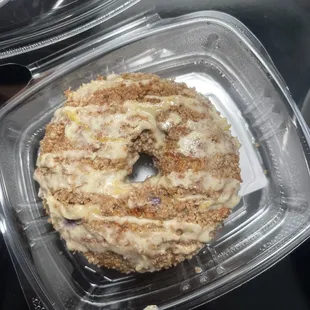 Blueberry Coffee Cake Protein Donut