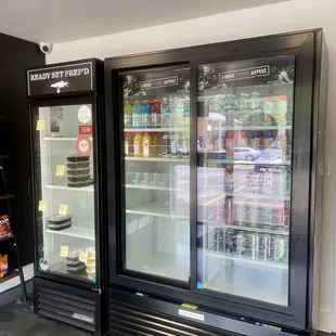Inside store - prepped meals &amp; drinks