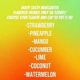 a menu for a drink called cinco de mayoo