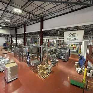 the inside of a brewery