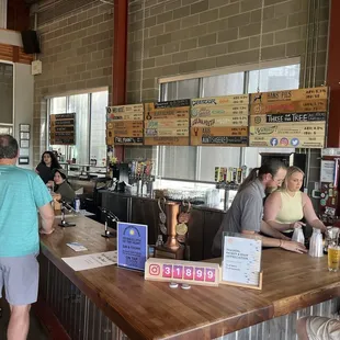 Great bartenders and drink selections