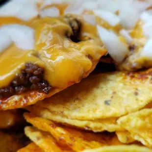 Mostly chips and little chili.