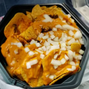 Not very much chili.