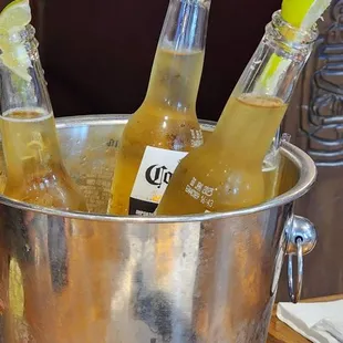 Complimentary cornitas bucket with dinner option