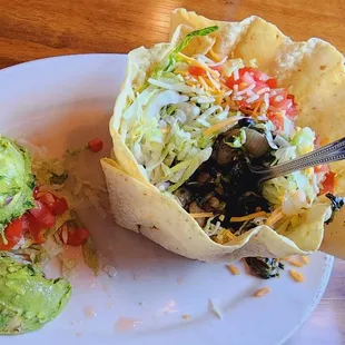 Vegetarian taco salad