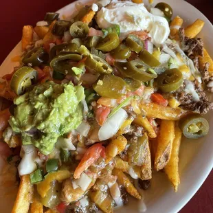 Asada Steak Chile Cheese Fries