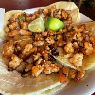 Shrimp tacos