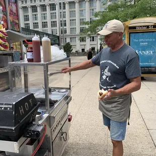 Sorry would of taken a picture of my dog but it was so good I scarfed its down...but you can see how it is made..