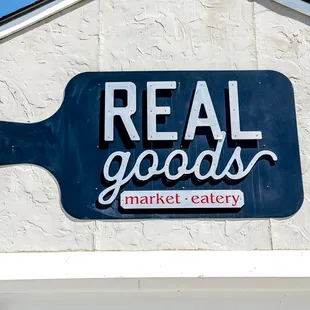 a sign on the outside of a store
