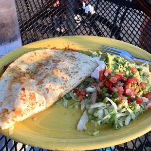 Shrimp quesadilla (fantastic)