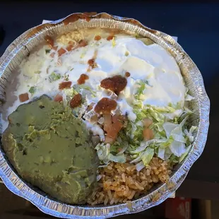 This is no sour cream or guacamole