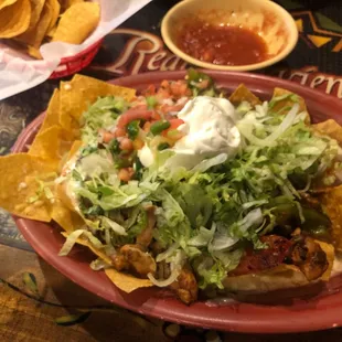 Chicken nachos