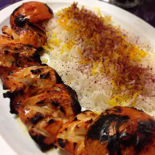 Double Chicken Kabob Plate