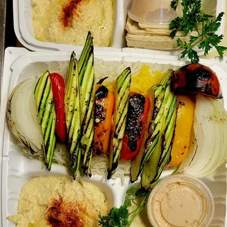 Veggie Kabob Plate