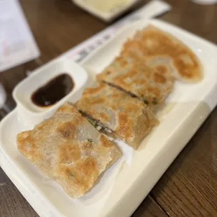 Scallion Pancake with Sliced Beef