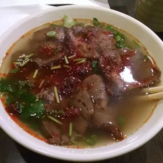 Spicy Beef Ramen Soup