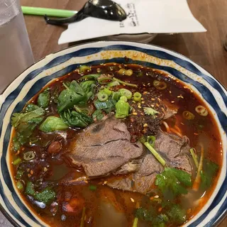 Spicy Beef Sliced Noodle Soup
