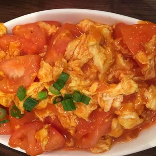 Stir-Fried Tomatoes and Egg
