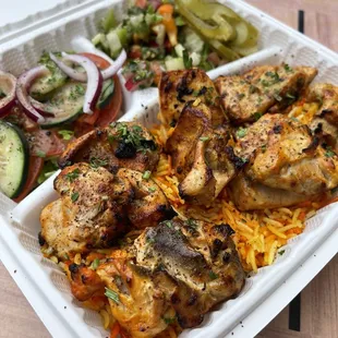 Omg!!!! So freaking good! You must try the chicken plate!