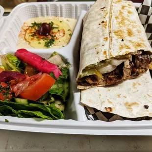 shawarma wrap