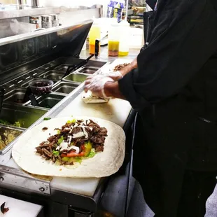 shawarma wrap