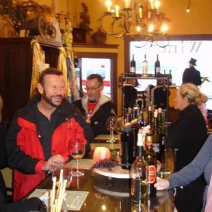 Typical Saturday afternoon - lots of people enjoying some great wine!